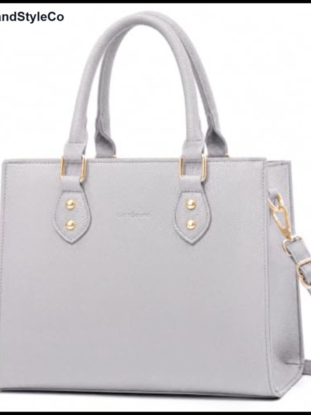 Vegan Leather Top Handle Satchel Women's Handbag Purse Crossbody